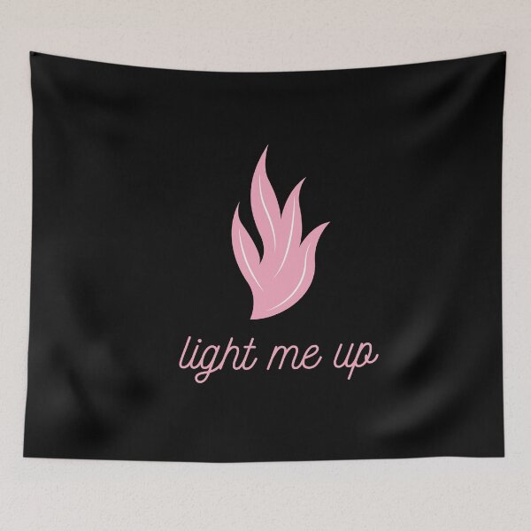 Item preview, The Pretty Reckless Pastel Pink Flame Witch Light Me Up  designed and sold by Dani Mullins.