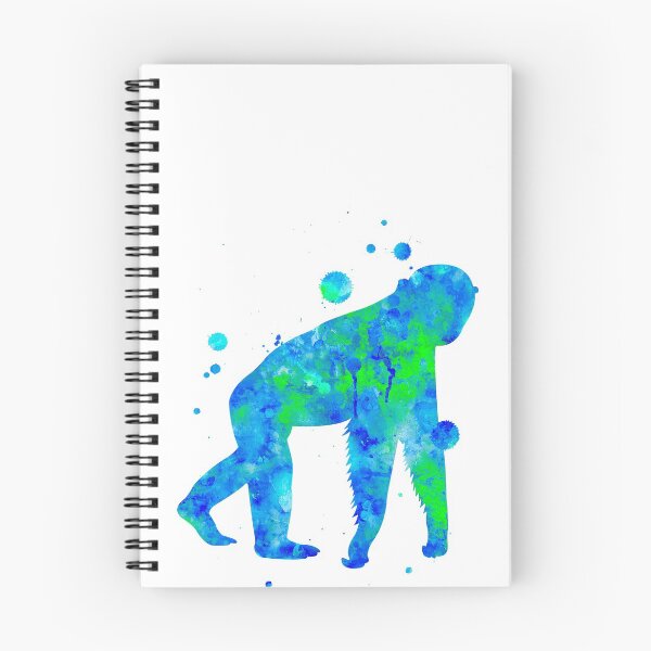 Item preview, Chimpanzee Watercolor Painting designed and sold by MiaoMiaoDesign.