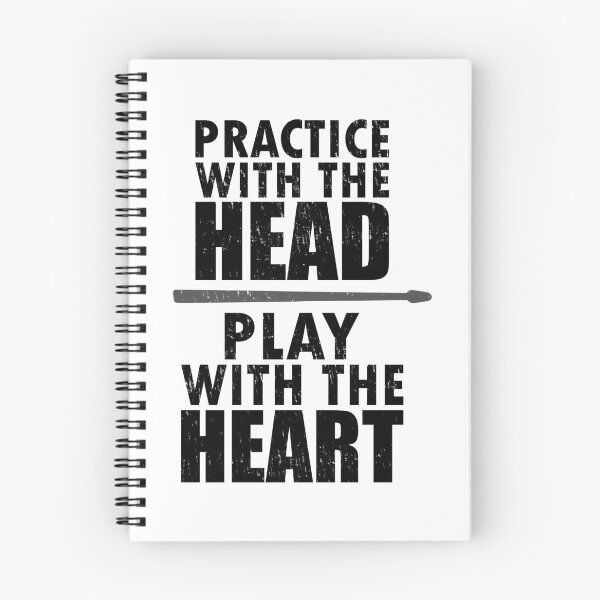 Item preview, Practice with head play with heart drummer designed and sold by JaSchlog.