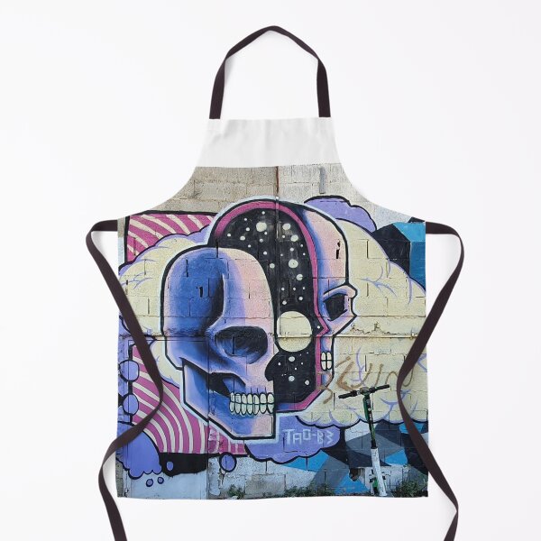 Item preview, ,Graffiti Street art ,Split Skull, night time sky designed and sold by MyStreetArts.