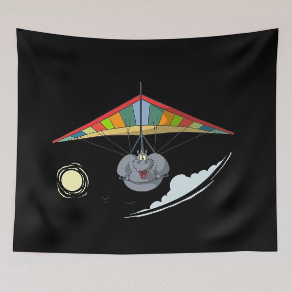 Item preview, Hang Glider Hippo designed and sold by Monkey Ful.
