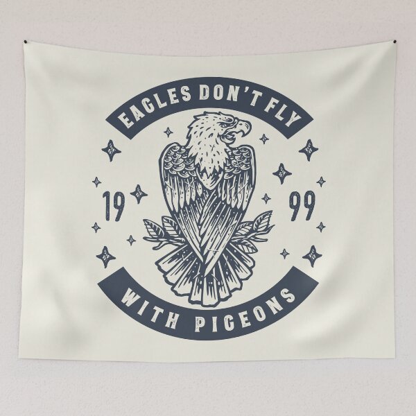 Item preview, Eagles Don't Fly With Pigeons designed and sold by Vector Scout Lab.
