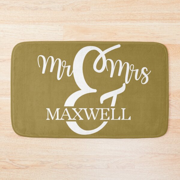 Item preview, Mr & Mrs MAXWELL | GOLD designed and sold by yourscotborders.