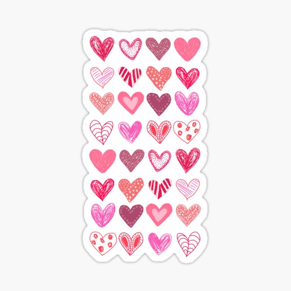 Item preview, Many hearts on white designed and sold by Heaven7.