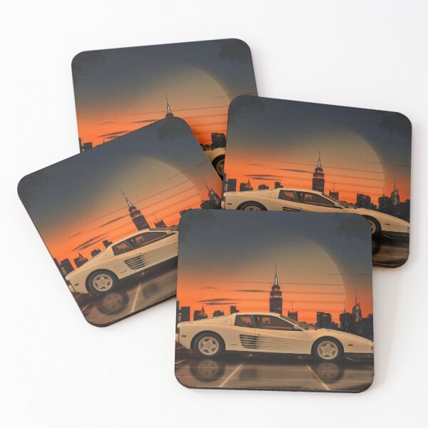Item preview,  Ferrari Testarossa Synthwave designed and sold by yaekus.