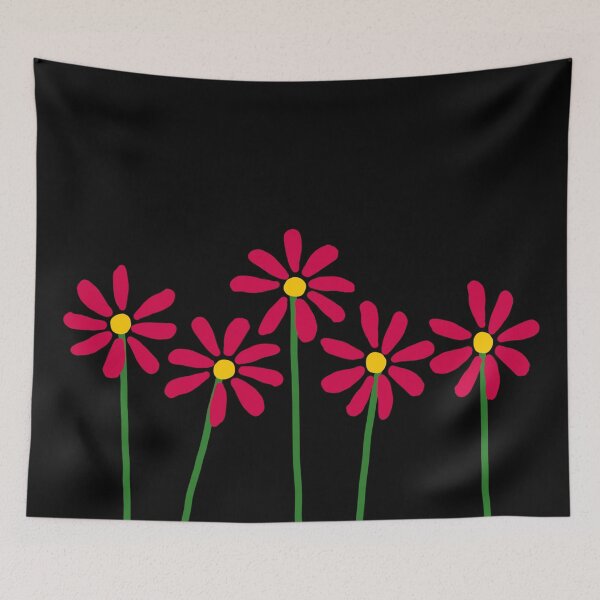 Item preview, Red Flowers (Black) designed and sold by laracxxx.