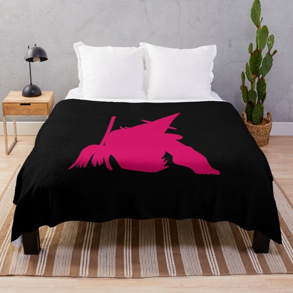 Item preview, Sensual fuchsia red silhouette of Halloween sitting witch designed and sold by BV-creas.