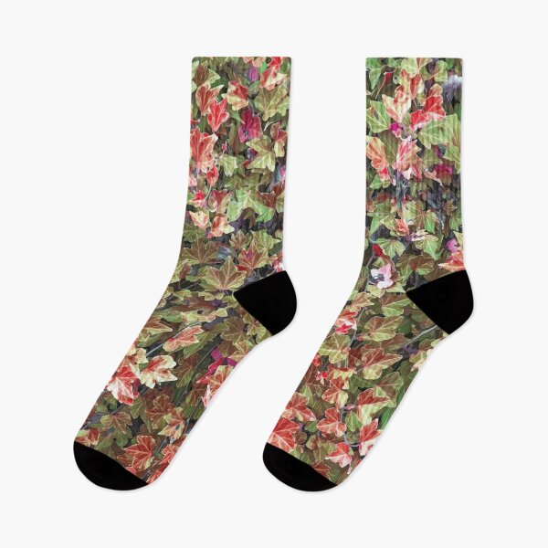 Item preview, Red Autumn Ivy Leaves designed and sold by PlanetPrints.