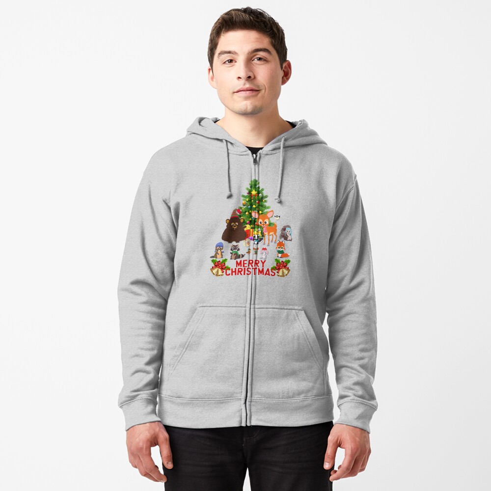 woodland critter christmas shirt