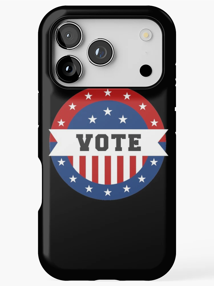 Thumbnail 1 of 4, iPhone Case, Vote designed and sold by Pattern-Way.