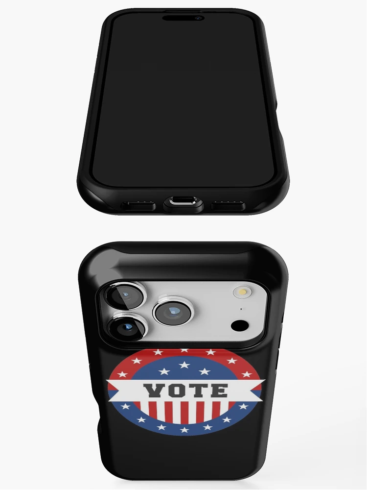 Thumbnail 3 of 4, iPhone Case, Vote designed and sold by Pattern-Way.