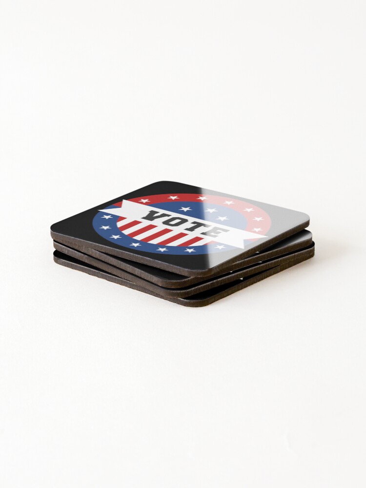 Thumbnail 4 of 5, Coasters (Set of 4), Vote designed and sold by Pattern-Way.