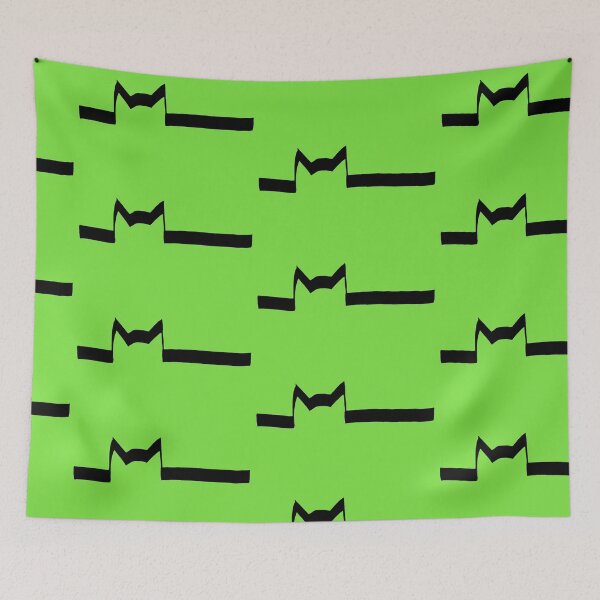 Item preview, One Line Cat on Light Green Board designed and sold by Istvan Ocztos.