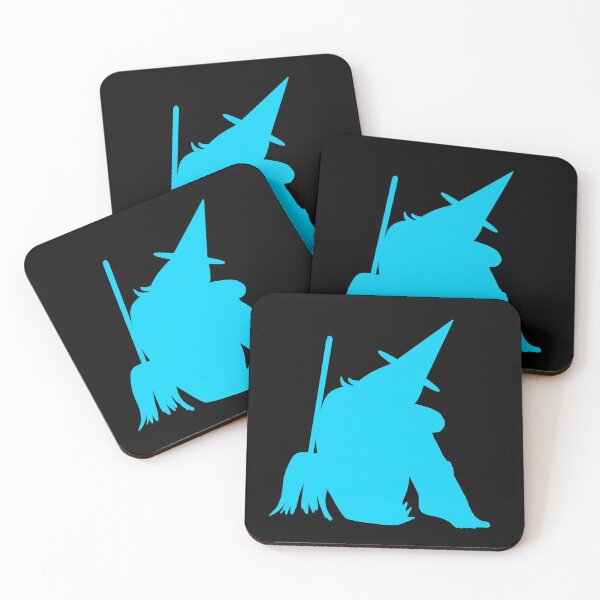 Item preview, Blue sensual silhouette of Halloween sitting witch designed and sold by BV-creas.
