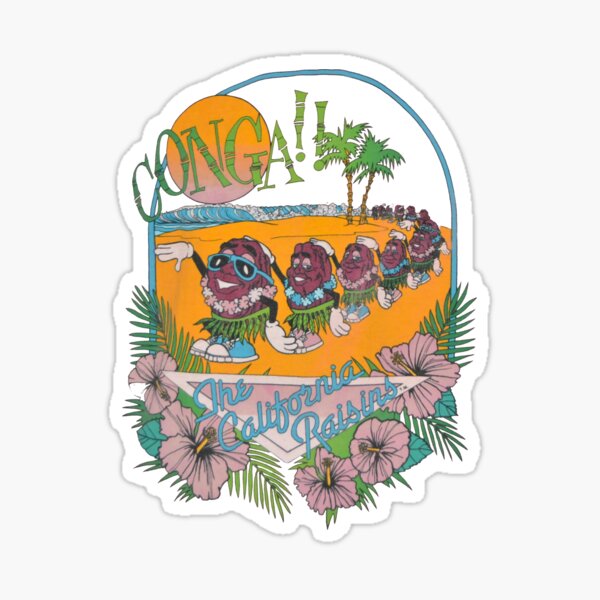 Item preview, 80s California Raisins Conga Vacation designed and sold by QuriousAlexis.