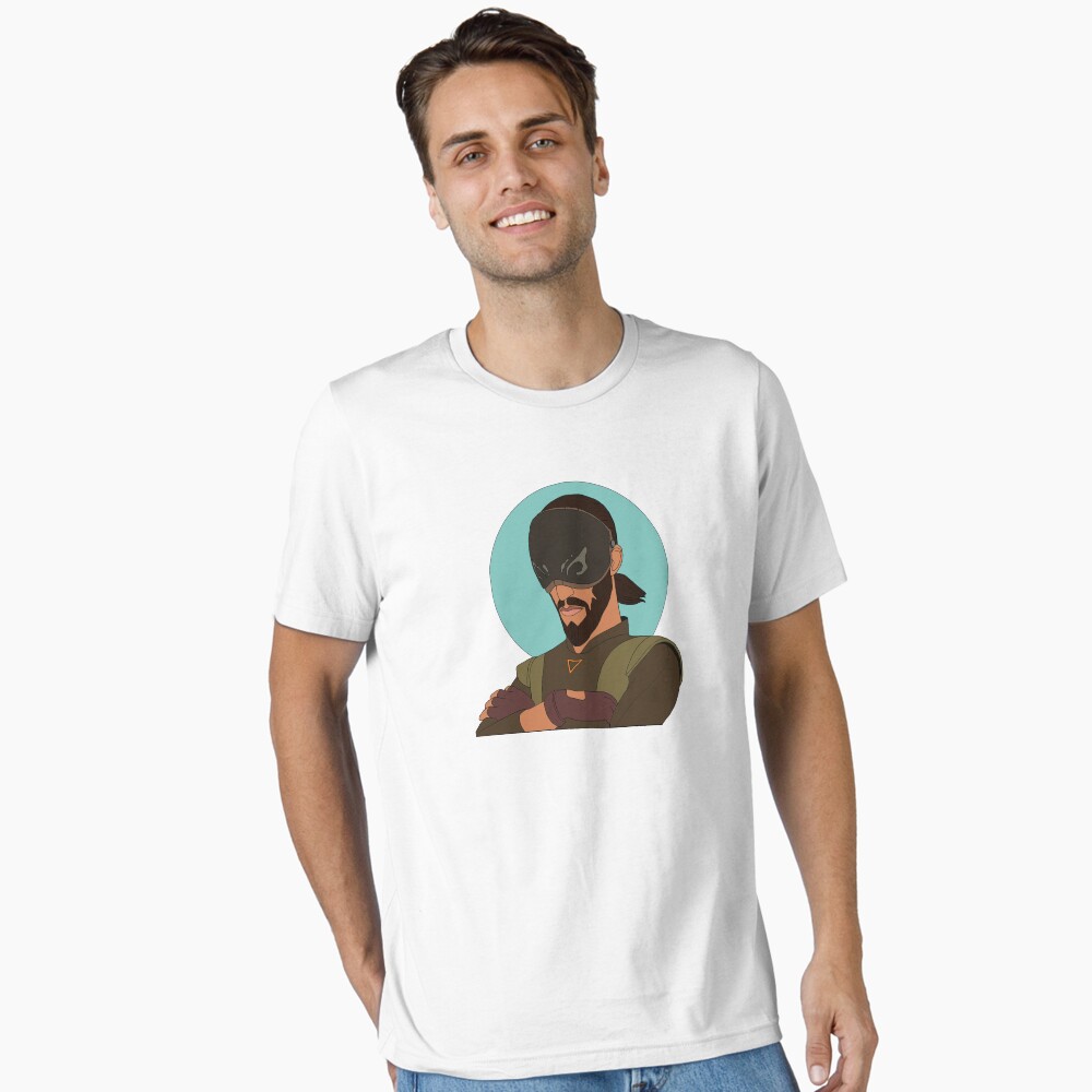 Vista previa del artículo con la obra «Camiseta esencial», diseñado y vendido por okayflyboy.