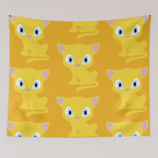 Item preview, Adorable blue-eyed yellow kitten cat designed and sold by RTrivella.