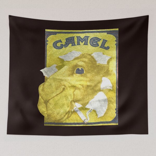 Item preview, 80s Camel Cigarettes Classic Vintage Joe Camel Threadbare designed and sold by QuriousAlexis.