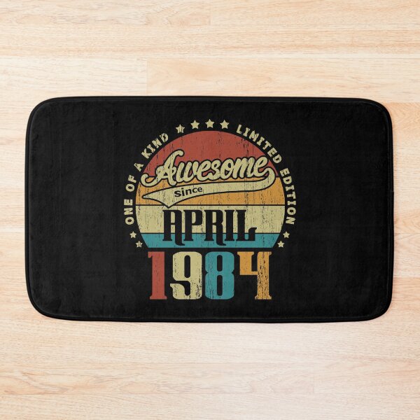 Item preview, Vintage April 1984 One Of A Kind Awesome Since April 1984 37th Birthday Gift 37 Years Old designed and sold by Takatv.