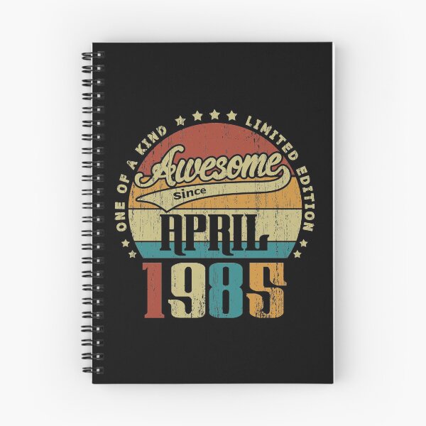 Item preview, Vintage April 1985 One Of A Kind Awesome Since April 1985 36th Birthday Gift 36 Years Old designed and sold by Takatv.