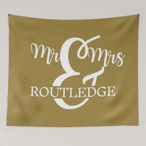 Item preview, Mr & Mrs ROUTLEDGE | GOLD designed and sold by yourscotborders.