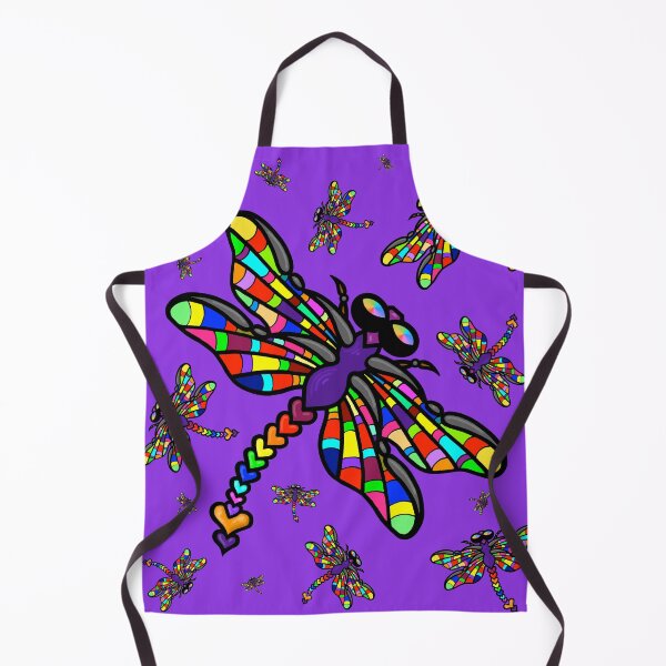 Item preview, Colourful Dragonflies. The original multi-coloured Dragonflyght - on Ultra Violet! by Amanda M Lucas designed and sold by Amanda Lucas.