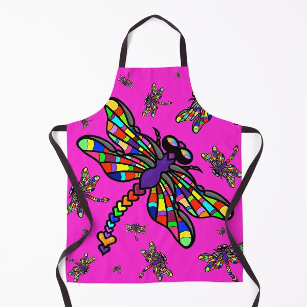 Item preview, Colourful Dragonflies. The original multi-coloured Dragonflyght - on Pink! by Amanda M Lucas designed and sold by Amanda Lucas.