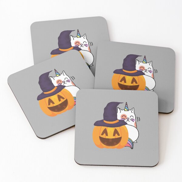 Item preview, Cute Cat Unicorn Pumpkin Hat Halloween designed and sold by siddeshpansare.