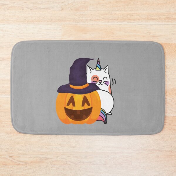 Item preview, Cute Cat Unicorn Pumpkin Hat Halloween designed and sold by siddeshpansare.