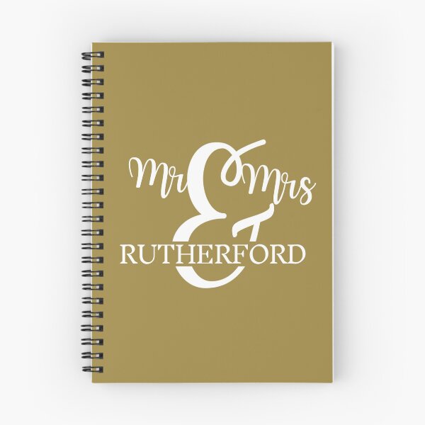 Item preview, Mr & Mrs RUTHERFORD | GOLD designed and sold by yourscotborders.