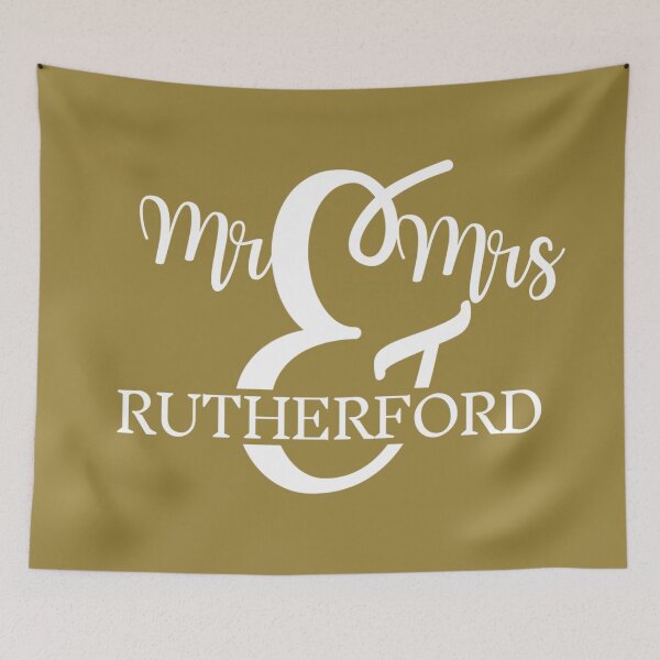 Item preview, Mr & Mrs RUTHERFORD | GOLD designed and sold by yourscotborders.