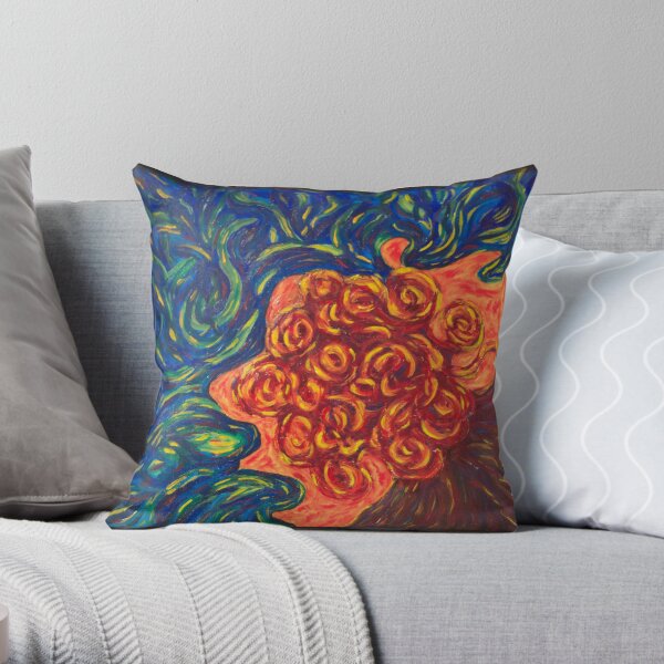 Absorbed by You Throw Pillow