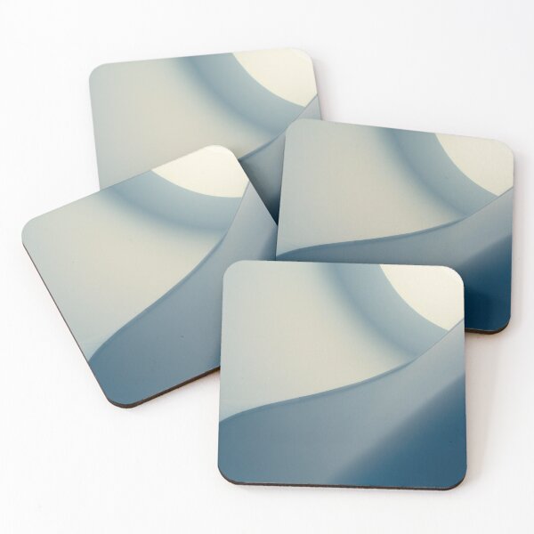 Item preview, Abstract Preppy Blue White Wave designed and sold by IamTrending.