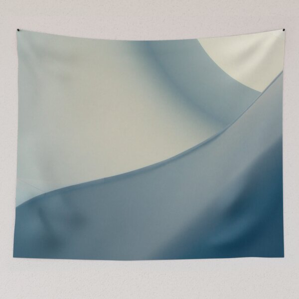Item preview, Abstract Preppy Blue White Wave designed and sold by IamTrending.