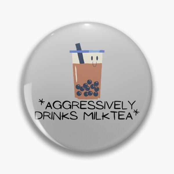 Item preview, Aggressively Drinks MilkTea designed and sold by Paper Hearteu.