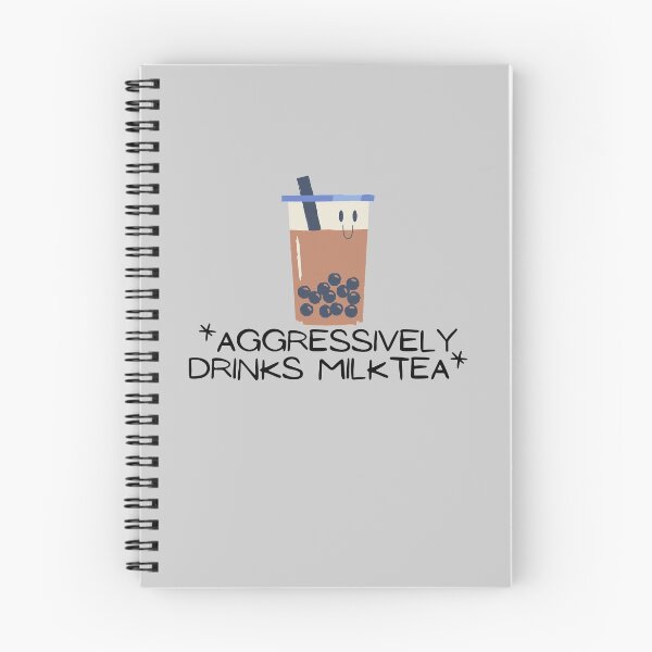 Item preview, Aggressively Drinks MilkTea designed and sold by Paper Hearteu.