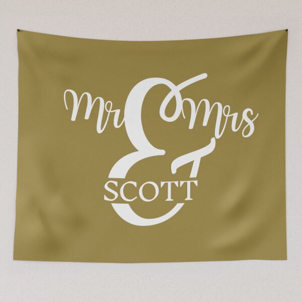 Item preview, Mr & Mrs SCOTT | GOLD designed and sold by yourscotborders.