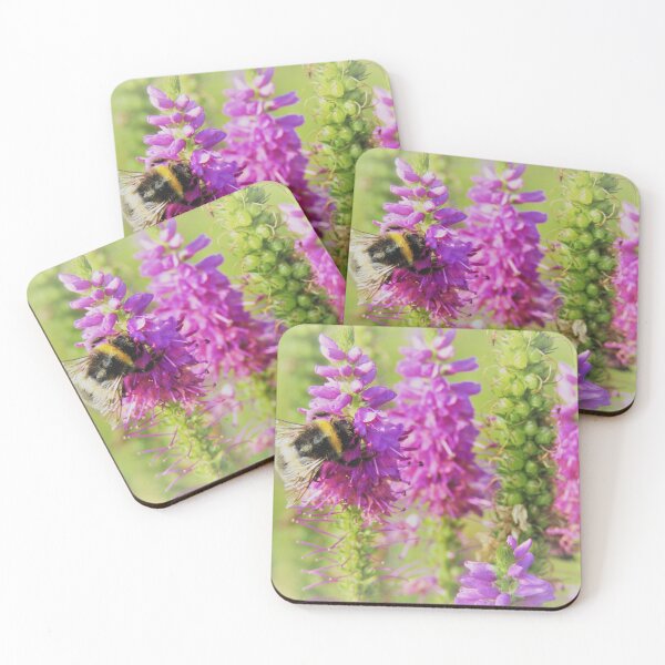 Item preview, Summer Bee on purple designed and sold by Joanne Wall.