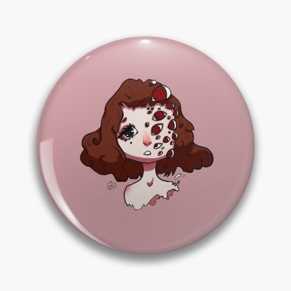 Item preview, The girl with the eyes designed and sold by Lemanteauviolet.