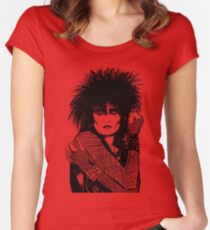 Siouxsie Sioux Tailliertes Rundhals-Shirt