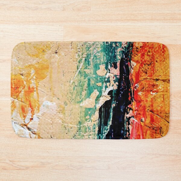 Item preview, Beige Yellow Blue Teal Orange Abstract designed and sold by IamTrending.