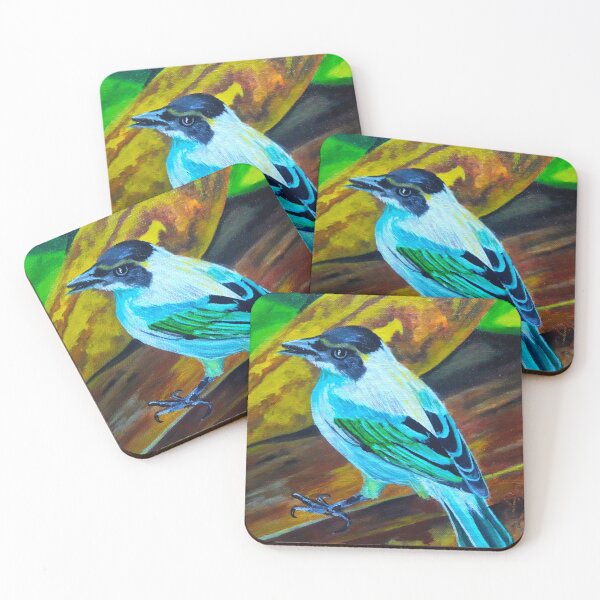 Item preview, kiskadee bird having lunch  designed and sold by DLyonzArt.