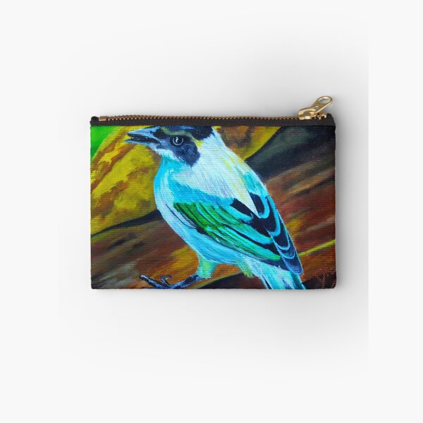 Item preview, kiskadee bird having lunch  designed and sold by DLyonzArt.