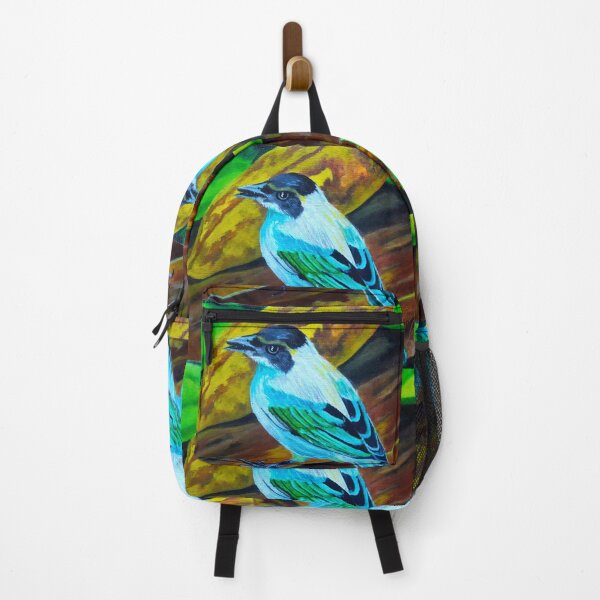 Item preview, kiskadee bird having lunch designed and sold by DLyonzArt.