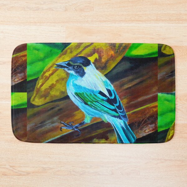 Item preview, kiskadee bird having lunch  designed and sold by DLyonzArt.