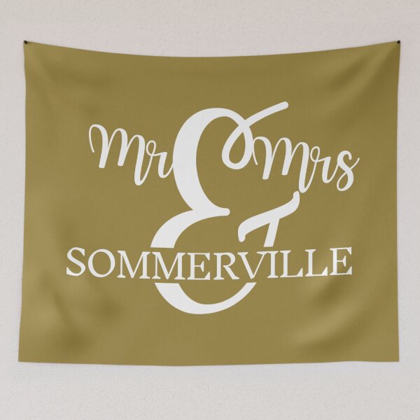 Item preview, Mr & Mrs SOMMERVILLE | GOLD designed and sold by yourscotborders.