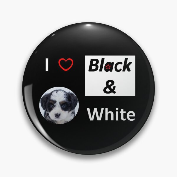 Item preview, I Luv Black And White Puppy designed and sold by FunMerchOutlet.