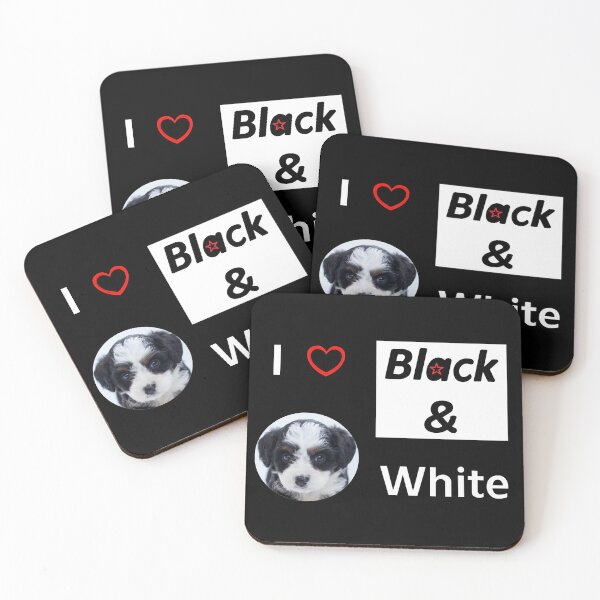 Item preview, I Luv Black And White Puppy designed and sold by FunMerchOutlet.
