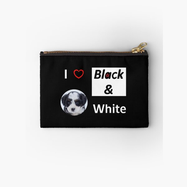 Item preview, I Luv Black And White Puppy designed and sold by FunMerchOutlet.