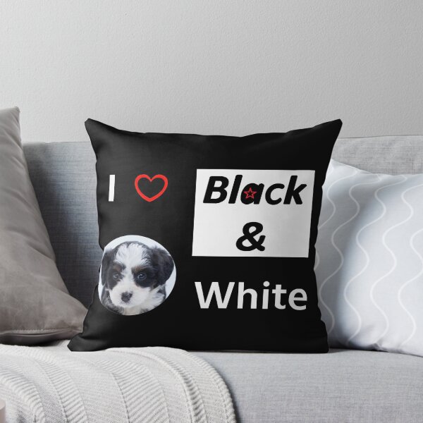 Item preview, I Luv Black And White Puppy designed and sold by FunMerchOutlet.